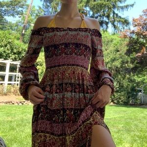 Maxi long sleeve goddess dress, perfect condition!